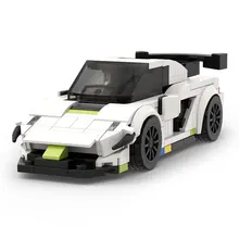 

MOC Mini Koenig Jesko Racing Car Building Blocks Kit Simulation Sports Car Model Assemble Vehicle Bricks Toys For Children Gifts