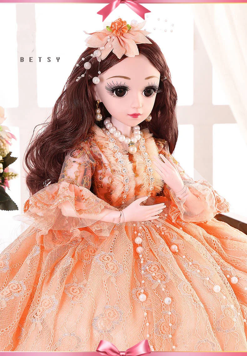 60 см 20 подвижные швы белая кожа Bjd куклы принцесса платье девушки игрушки 3D глаза одежда Обувь Аксессуары BJD кукла игрушка для девочек