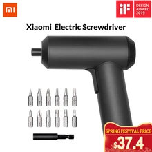 2019 Mijia Electric Screwdriver With 12Pcs S2 Screw Bits 3.6V 2000mah Cordless Rechargeable Electric Screwdriver In Stock