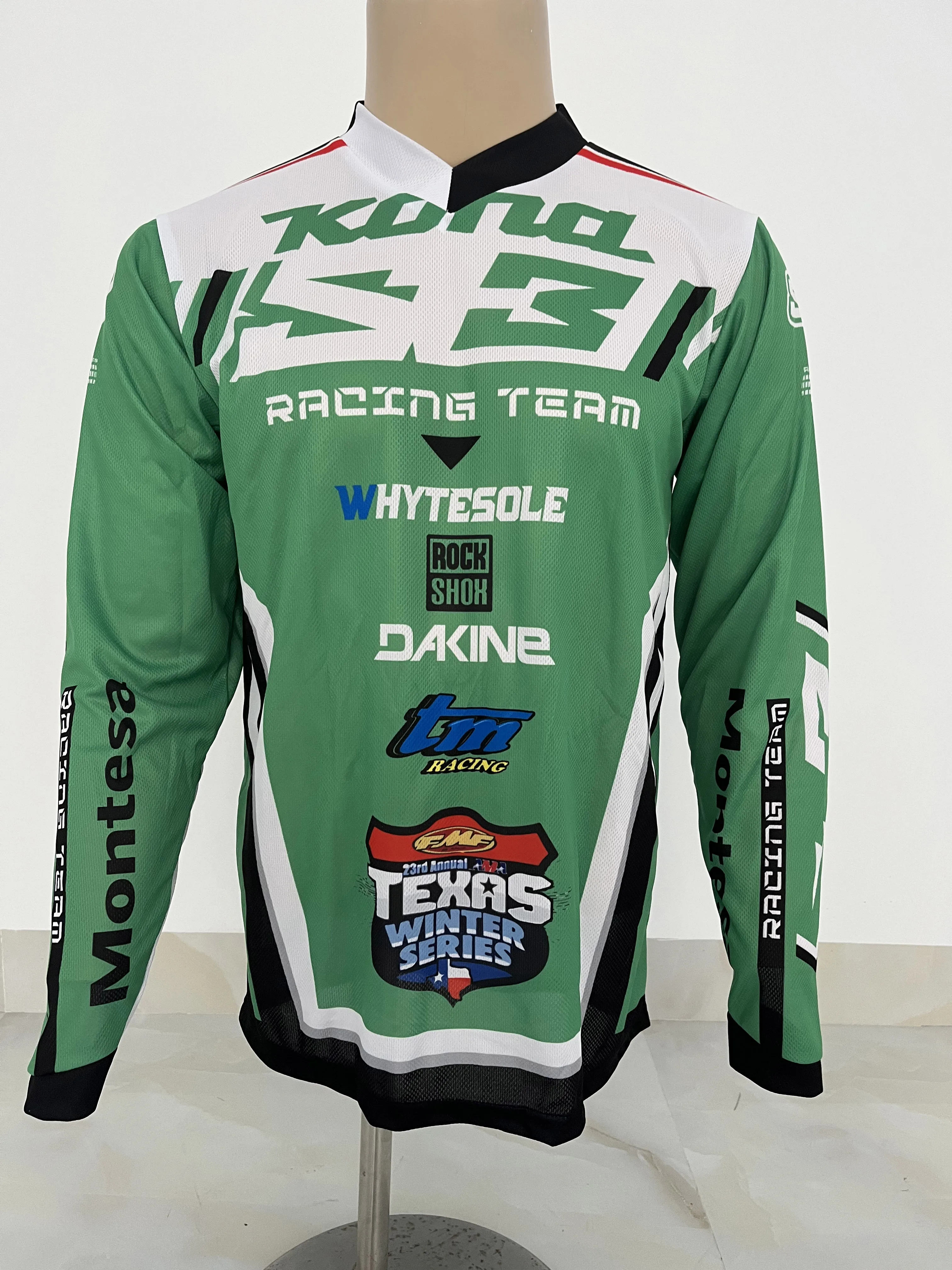 Sweatshirt mx team green Kawasaki 2020 homme