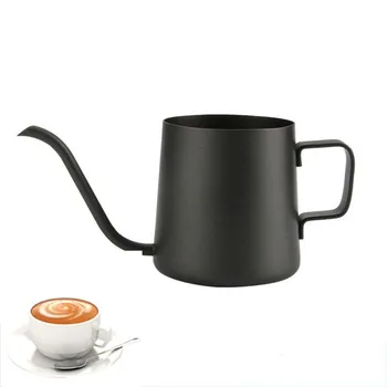 

Coffee Drip Gooseneck Pot Tea Pot Stainless Steel Fine Mouth Coffee Pot Household Hand-washed Coffee Pot 250ml