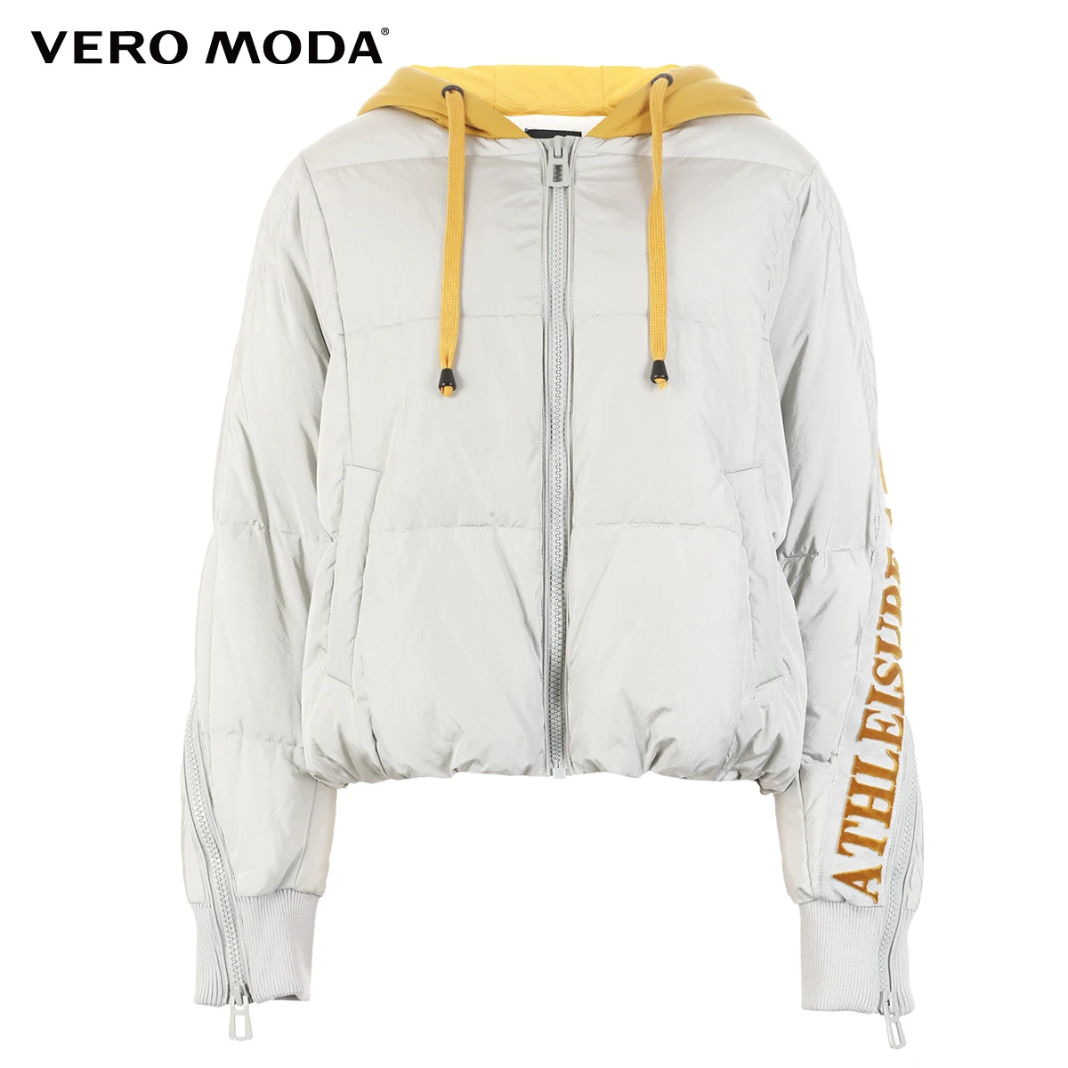 Vero Moda женская короткая пуховая куртка на молнии с капюшоном и отстегивающимся плечом | 318423537