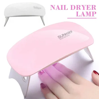 

SHUBEL 6W Mini Nail Lamp Nail Dryer Machine UV LED Lamp Portable USB Cable Home Use Nail Gel Varnish Dryer Nail Art Light