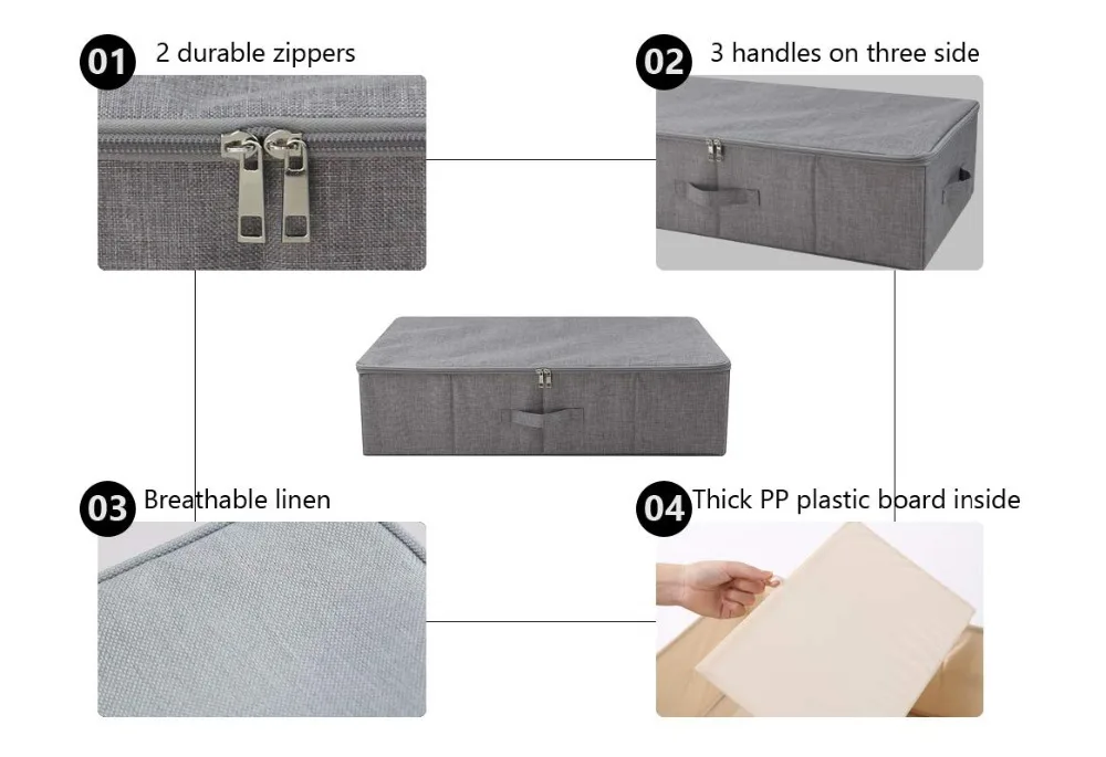 Underbed Shoe Storage Organizer Box 1 (6)