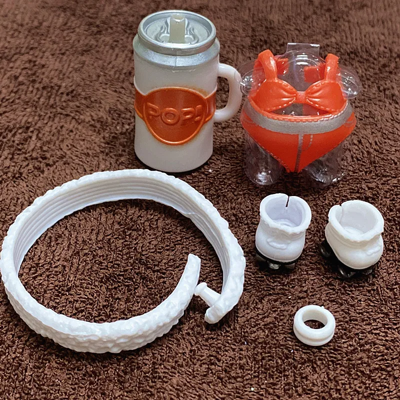 L.O.L. SURPRISE 1 Set Original Clothes Shoes Bottles Accessories Dress Suit for LOL 8 cm Big Sister Dolls Unicorn Outfit Kid Toy 28