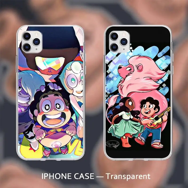 

Steven Universe Transparent soft case cover for iphone se 2020 6 6s 7 8 plus x xs max xr 11 12 pro max coque
