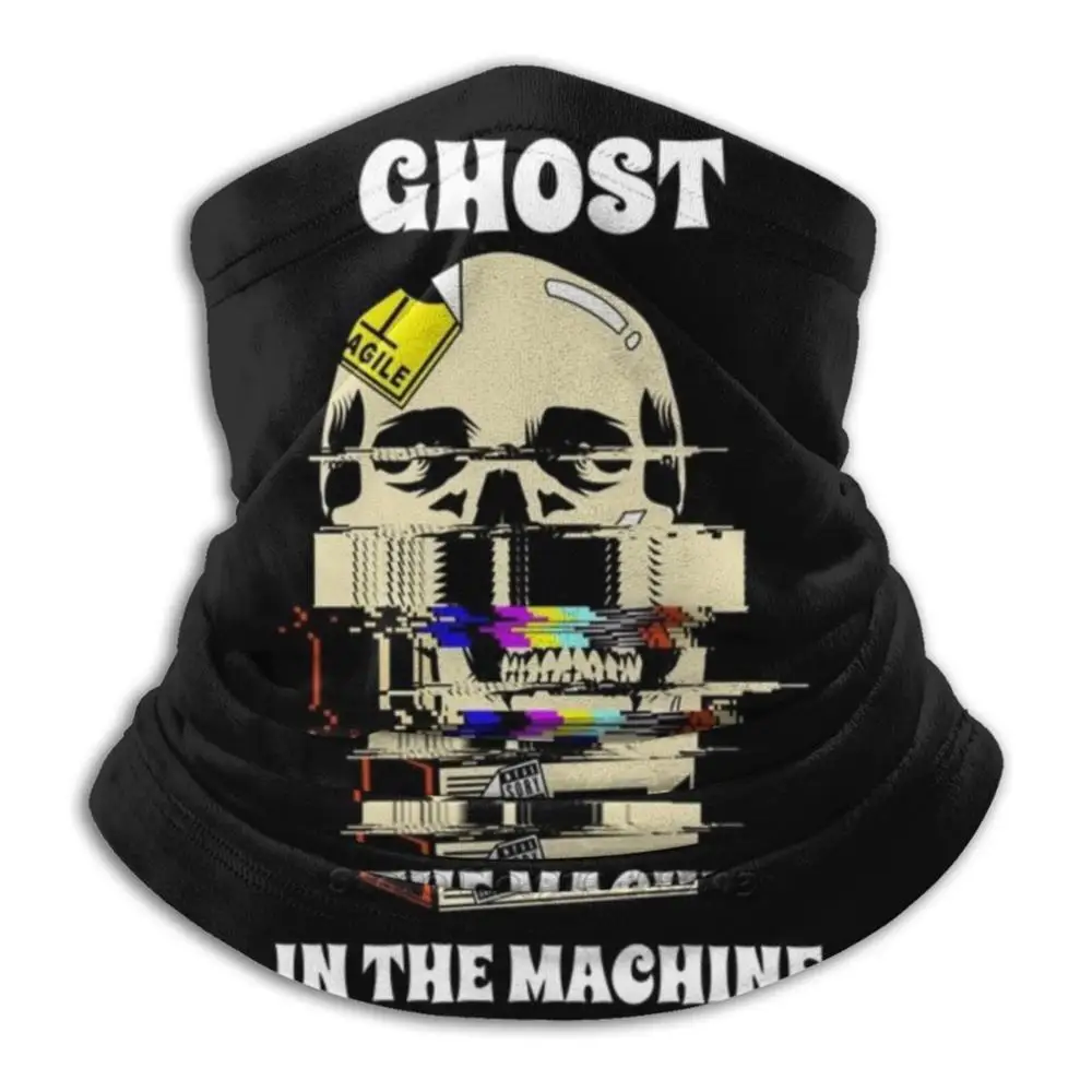 3D бандана Ghost In The Machine с черепом ТВ утепленная Мягкая флисовая маска для лица и шеи