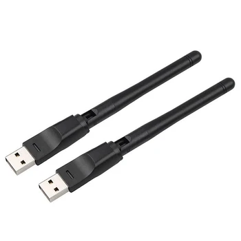 

AAAJ-2PCS USB Wireless Network Card WIFI Network Amplifier, 150Mbps Wireless Network Card, USB 2.4G Wireless Network Card, WIFI
