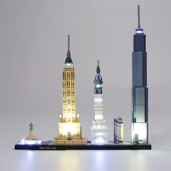 

USB Powered LED Lighting Kit for Architecture New York City 21028 Gift Toys (LED Included Only, No Kit)