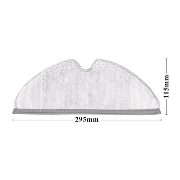 

1 Side Brush + 1 Roller Brush + 2 Filter Net + 1 Mop Cloths Pad for Xiaomi S6 S5 E35 E2 Robot Vacuum Cleaner Replacement Parts A