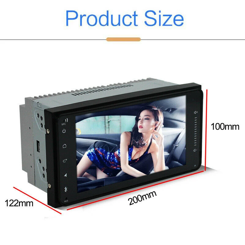 

7 Inch Android 8.1 Quad-Core Car MP5 Player for Toyota Universal Bluetooth GPS Radio
