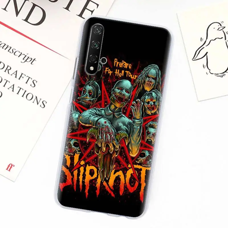 Slipknot Rock Phone Case for Honor 8X 9X 8A Pro 8C 8S Play 3e Honor 20 Pro 10 20 Lite 20i Hard Cover