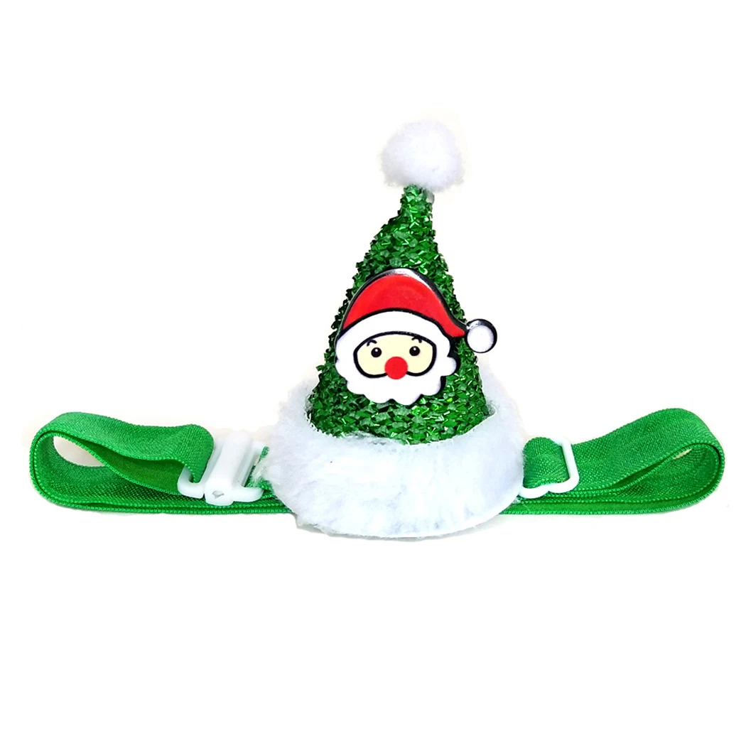 Креативный головной убор, модная Рождественская шляпа для животных, милый эластичный Блестящий питомец, вечерние шляпы, шапка-скафандр для кошек, собак, аксессуары для одежды - Цвет: 1