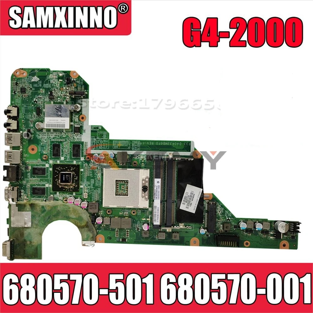 Akemy материнская плата 680570-501 680570-001 для ноутбука HP Pavilion G4 G4-2000 G6 G6-2000 G7 G7-2000 R33 DA0R33MB6F1