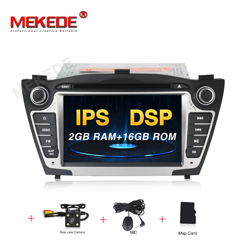 MEKEDE PX5 4+ 64G 1024x600 Android 9,0 автомобильный dvd-плеер мультимедиа для hyundai ix35 Tucson gps плеер навигация Радио Автомобильная компьютер - Color: CAR DVD CAMERA