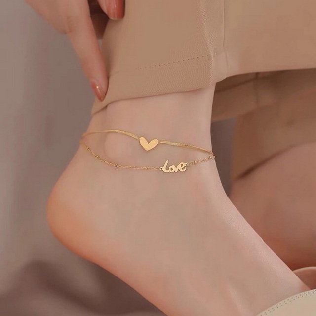 Colorful Turkish Eyes Anklets for Women Butterfly Flower Zircon Shell Cat Ankle Bracelet Summer Beach Foot Leg Jewelry