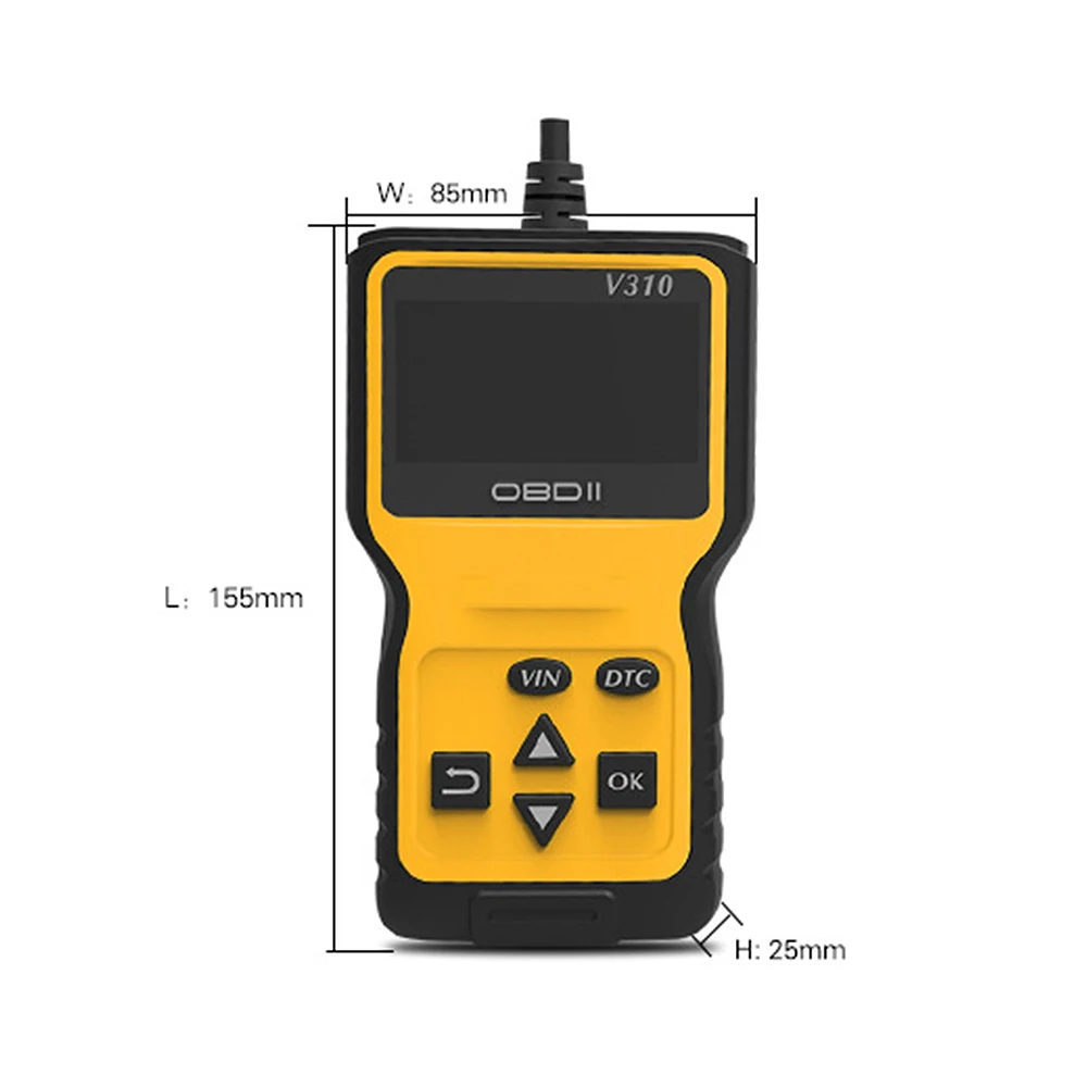 Универсальный OBD OBD2 V310 Автомобильный сканер Код ошибки считыватель Авто сканер автомобиля диагностический инструмент автозапчасти