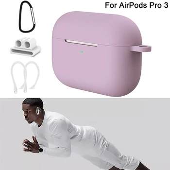 

Gorgeous 2/4Pcs Set cover for Air pods 3 Pro soft Silicone Case For Apple Airpods Pro correa For Airpods Pro 3 Shockproof Cover