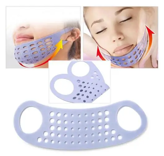 Lifting Hammock Sleeping Mask Cheek Facial Massager Slimmer Anti-Wrinkle Slimming Face Slim Lift Up | Красота и здоровье