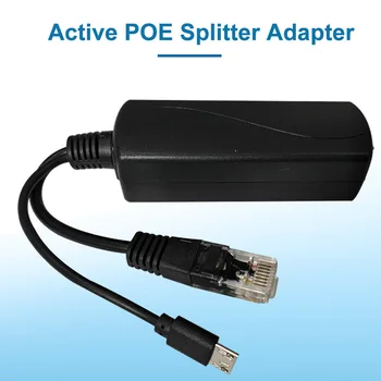 

Micro USB Multifunction 48V To 5V 2A For Surveillance Camera Active POE Splitter Adapter Network Tools Compact 100 MHz Home