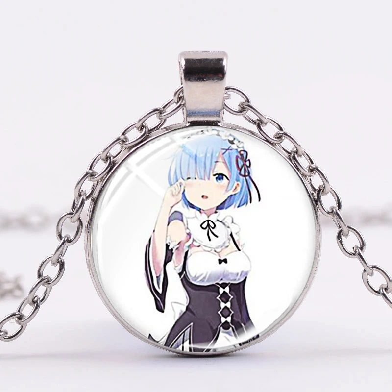 Ожерелье с подвеской из аниме Re:Zero Start Life in other World женское чокер изображением