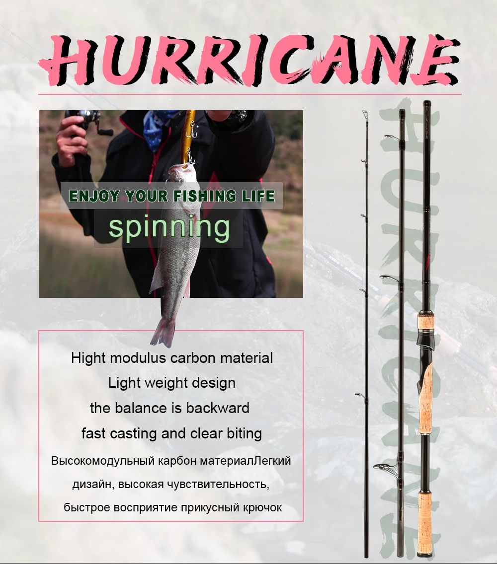 Obei Perigeu Baitcasting Fishing Rod Viagens Spinning Ultra Light Isca 5g 40g M e ml e mh Accion Haste 1.8 m 2.1 m 2.4 m 2.7 m 3 Seção 5 ultra leve fiação isca 5g-40g m ml