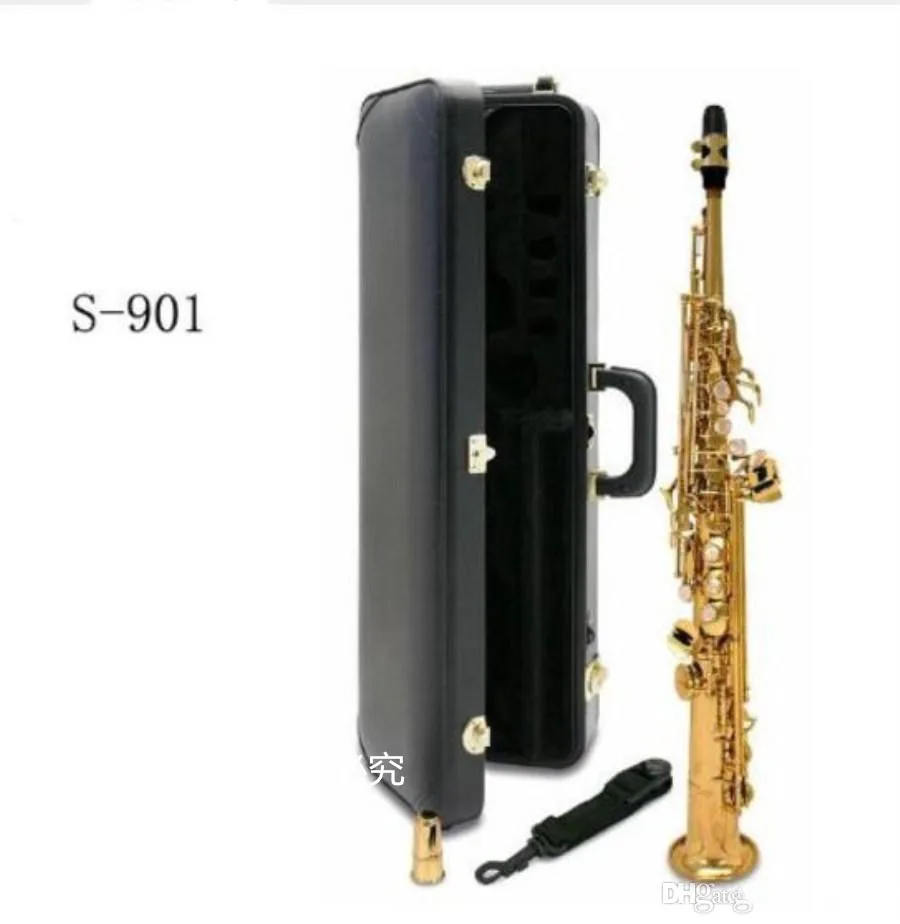 

New Japan YA S901 Bb flat Soprano saxophone High Quality musical instruments Soprano professional shipping