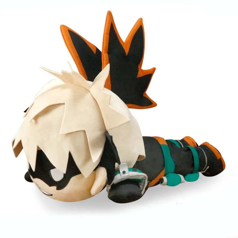 Аниме Подушка Мой герой Academy Мягкие плюшевые игрушки izku Midoriya& Bakugou Katsuki& Todoroki плюшевые куклы Подарки для детей - Цвет: Цвет: желтый