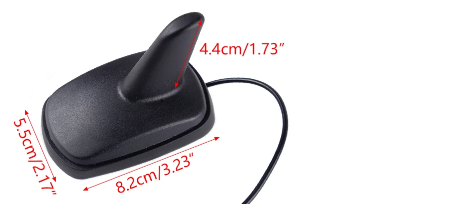 CITALL 18 см Автомобильная задняя крыша радио антенна Подходит для Opel Astra G H Corsa C D Zafira A B Vectra C Meriva A Signum Omega B Акулий плавник