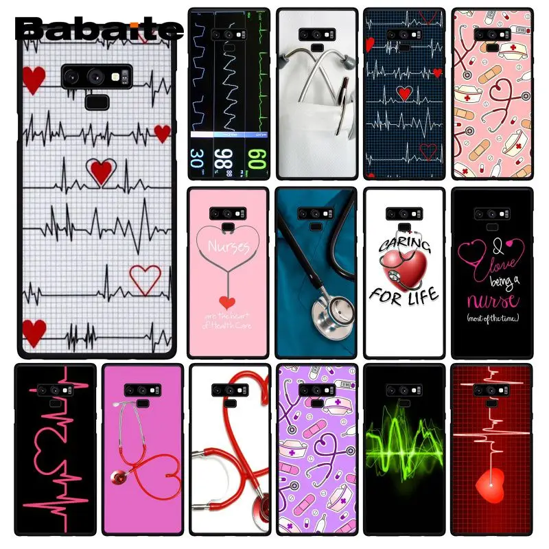 

Babaite Nurse Medical Medicine Health Heart Phone Case For Samsung Galaxy A50 S10 Plus Note9 Note8 7 10 Pro
