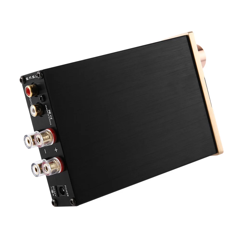 S.M.S.L SA-98E аудио усилитель стерео HiFi цифровой динамик Amp TDA7498E с адаптером питания