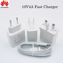 huawei 40 Вт Зарядное устройство 10V4A супер зарядное устройство EU/US зарядный адаптер 5A USB type c кабель для nova 5 5t 5 pro mate 30 pro p20 p30