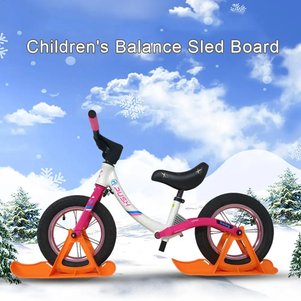 Children's Balance Car 12-Inch Original LED Ski Scooter Fold-up Snowboard For Use On Snow Professional Kids Balanced Snowboard