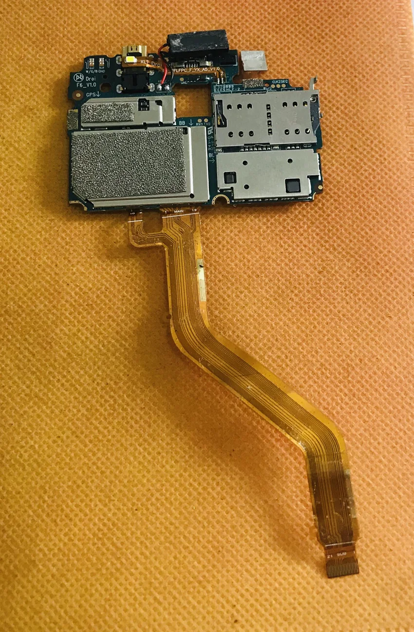 Б/у оригинальная материнская плата 2G ram+ 16G rom материнская плата для Gretel A9 MTK6737 четырехъядерный