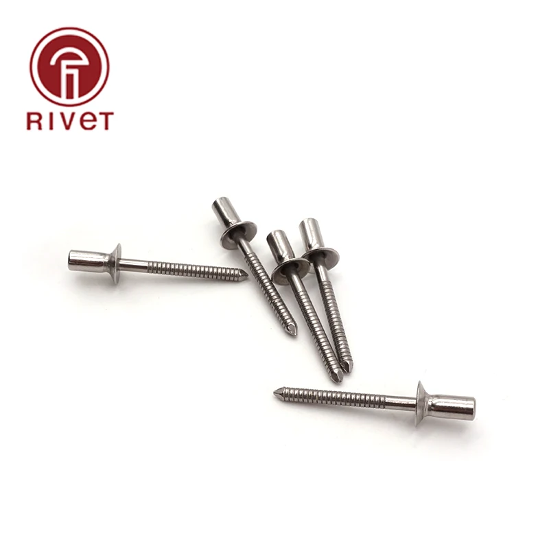 Details about   M4.8 200PCS GB 12616 Stainless Steel Countersunk rivets Closed End Blind Rivet 