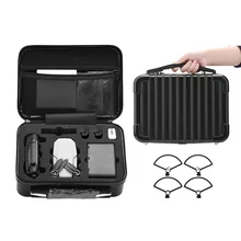 Чехол для переноски для DJI Mavic Mini Drone, жесткий корпус, ручная сумка для хранения, водонепроницаемая сумка, чехол, быстросъемный пропеллер, защита