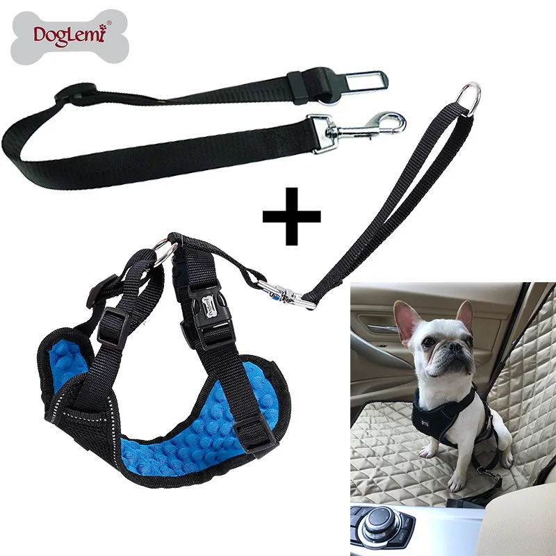 

New Products Hot Sales Comfortable Massage Pet Car Mounted Safety Belt Car Tied Dog Traction Rope Set