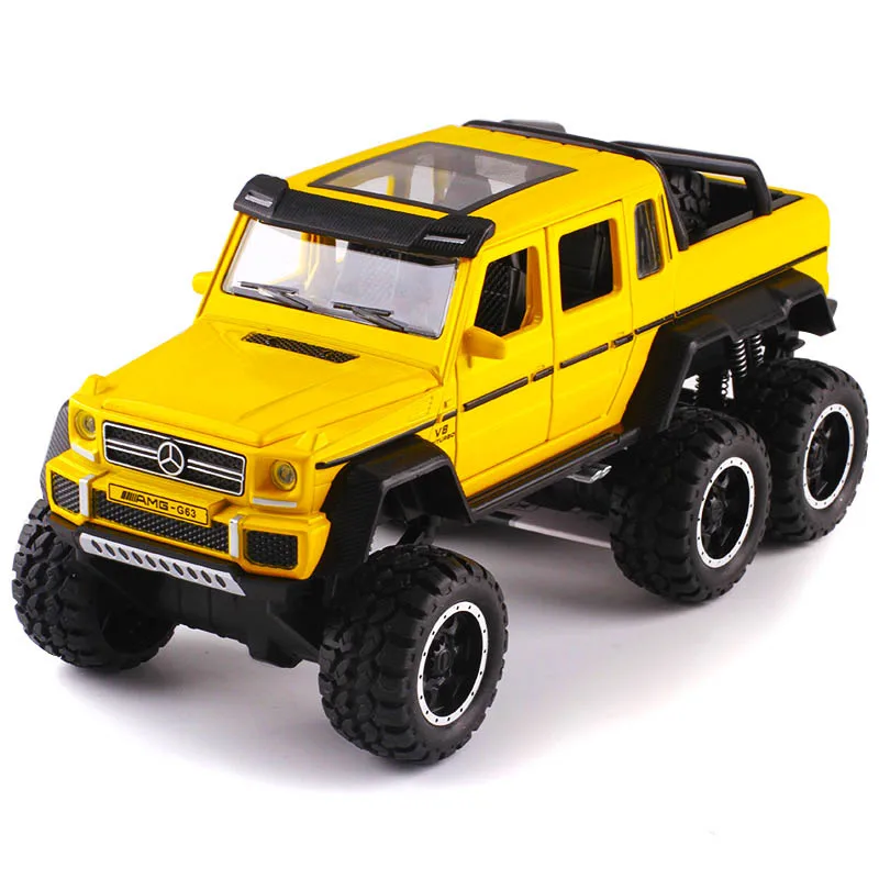 1:32 AMG G63 diecast alloy car model collection metal vehicle artwork traffic children kids fans sound and light toys decoration