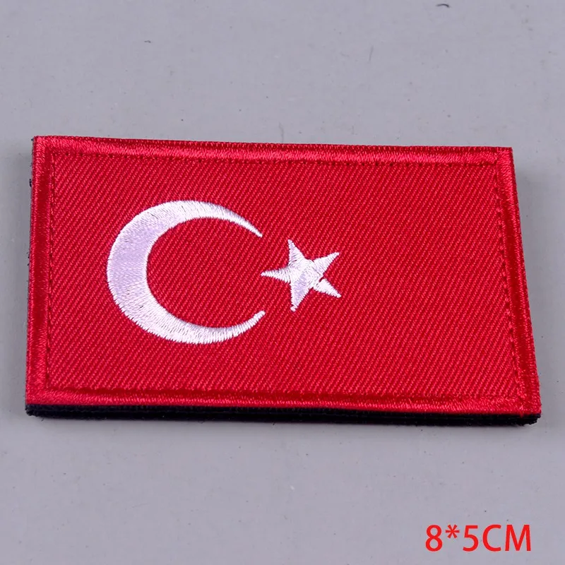 Prajna Hook&Loop Tactical Patches Armband Embroidered Army Badge For Clothing Bag Military Country Flag Hook Loop Applique DIY F - Цвет: 0004