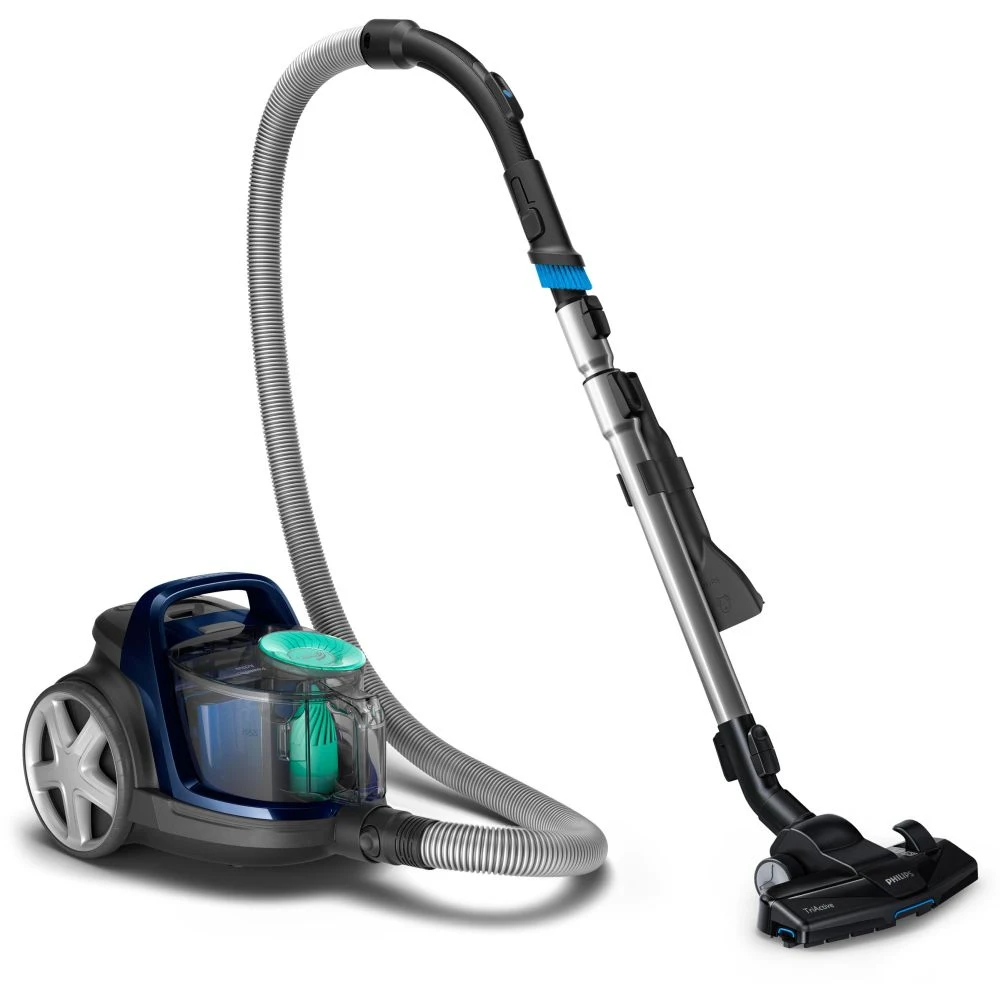 Пылесос Philips PowerPro Active FC9573/01 1900Вт черный/синий
