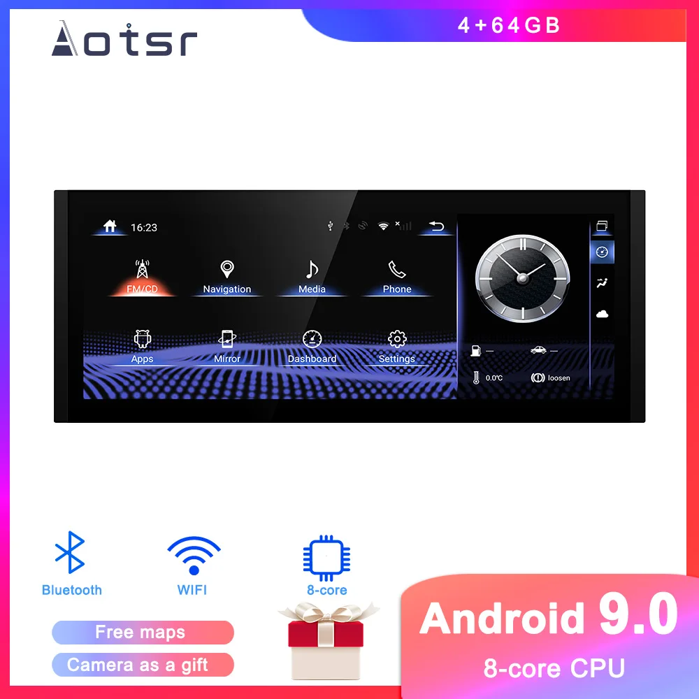 Автомобильный DVD-плеер на платформе Android 9 GPS-навигатор для Lexus IS200 IS250 IS350 IS350h 2013-2017