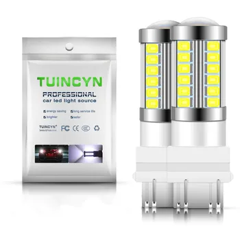 

1/2pcs 3157 LED Bulb White T25 LED Bulb Red light 33 SMD LED Turn signal light Tail Brake Running Light Car Led Brake Lamp 12v