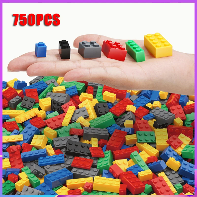 

750pcs Constructor Bulk Building Blocks Creator Friends DIY Model Small Brick Educational A Toy for Children Hobbies Brinquedo