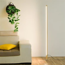 Скандинавский минималистичный современный напольный светильник креативная личность светодиодный светильник-подставка для спальни гостиной Декор деревянный напольный светильник s светильник