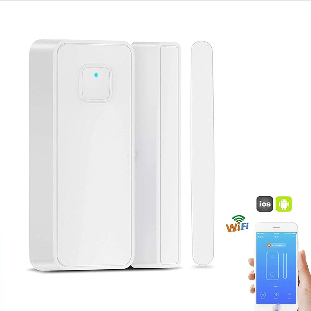 Wi-Fi датчик двери, окна, умная безопасность, беспроводной охранный сигнал для дома, сада, квартиры, офиса