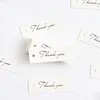 100pcs White Kraft Paper Tags Thank You Handmade Gift Tag Labels Gift Box Bags Packing Decoration DIY Craft Hang Tag Paper Label ► Photo 1/6