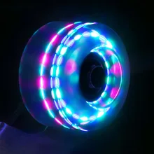 6 Lights Flashing Wheels Roller Skates 4 Wheel Short Skateboard Flashlight 5832 Wheel Deskorolka Skate Board Accessories 50LZ