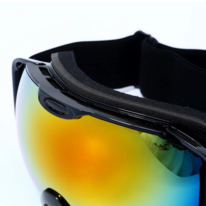 Анти-Туман Лыжные очки сферические линзы снегоходные очки спортивные очки унисекс лыжные очки снежные очки двухслойные
