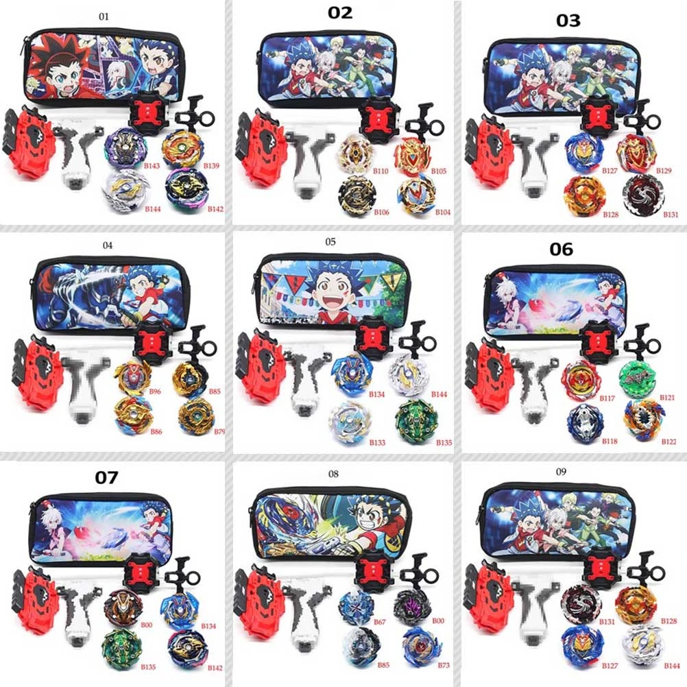 

Beyblade Burst Launcher 20 Style Bey Blade Bag Beyblade Top Toys Spinning Gyro Metal 4d For Boy And Girl Gift