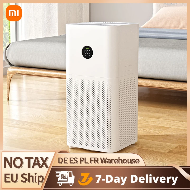 Obtenga esto Xiaomi-purificador de aire Mijia Mi 3C con pantalla LED inteligente, eliminador de formaldehído, esterilizador bacteriano, ambientador, Control por aplicación 6n95BOXAeEW